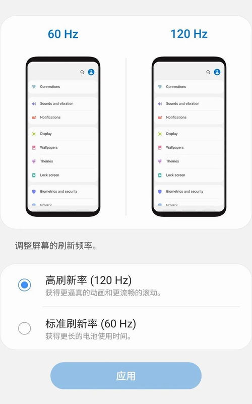 安卓系统与120HZ的关系,探索安卓系统与120Hz高刷新率显示屏的完美融合